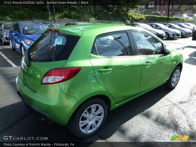 Spirted Green Metallic / Black 2012 Mazda MAZDA2 Sport