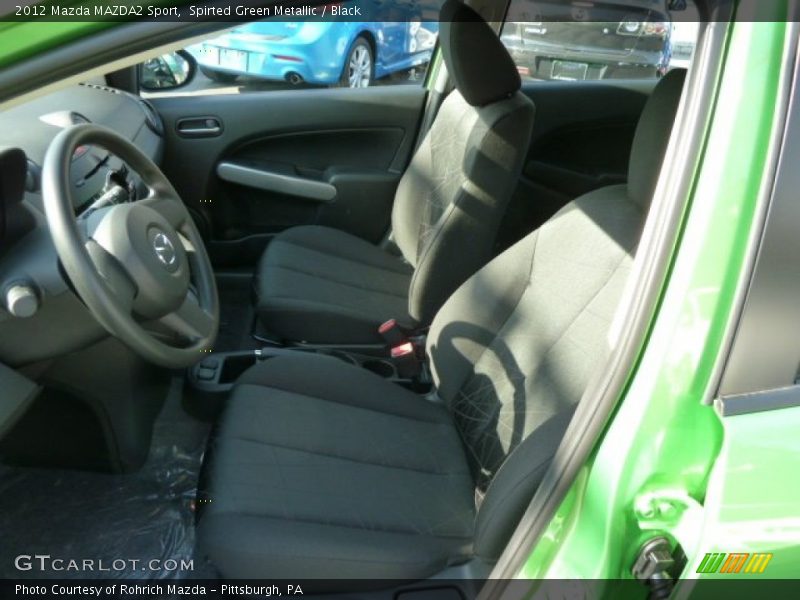 Spirted Green Metallic / Black 2012 Mazda MAZDA2 Sport