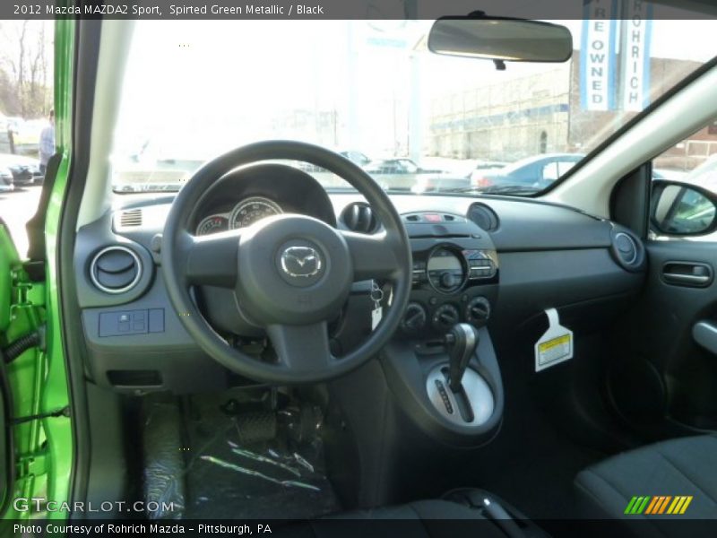 Spirted Green Metallic / Black 2012 Mazda MAZDA2 Sport