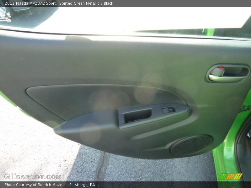 Spirted Green Metallic / Black 2012 Mazda MAZDA2 Sport