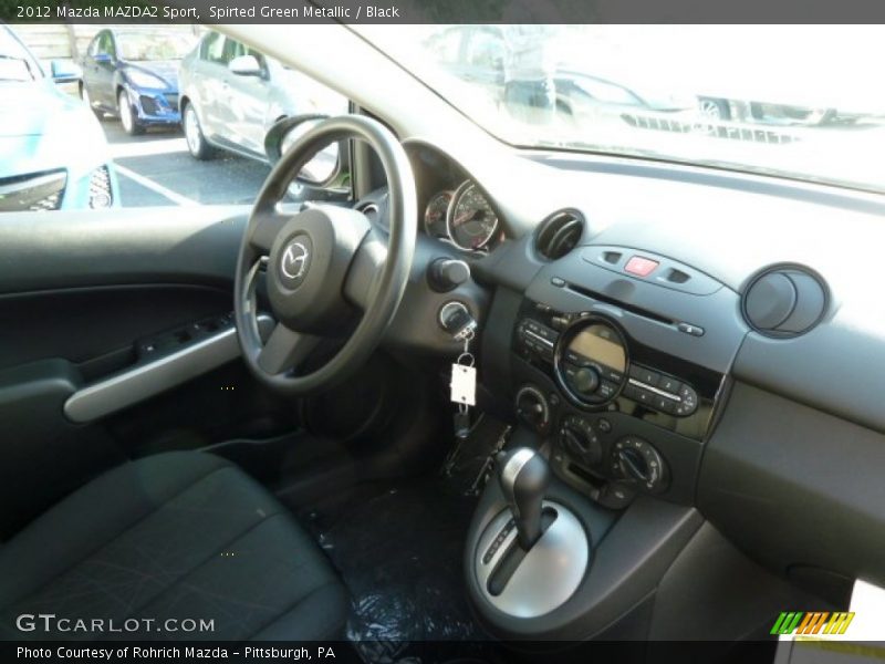 Spirted Green Metallic / Black 2012 Mazda MAZDA2 Sport