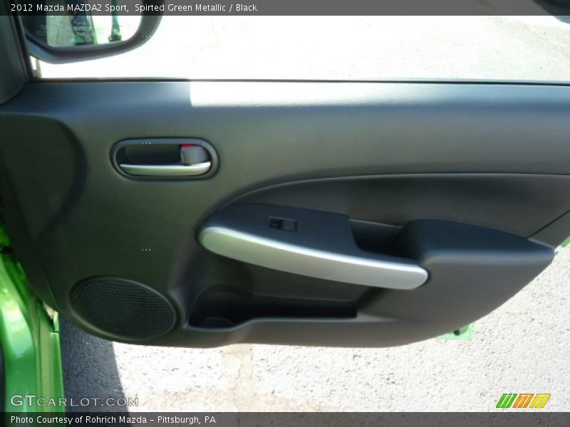 Spirted Green Metallic / Black 2012 Mazda MAZDA2 Sport