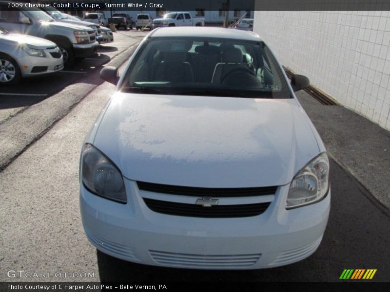 Summit White / Gray 2009 Chevrolet Cobalt LS Coupe