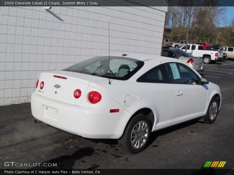 Summit White / Gray 2009 Chevrolet Cobalt LS Coupe