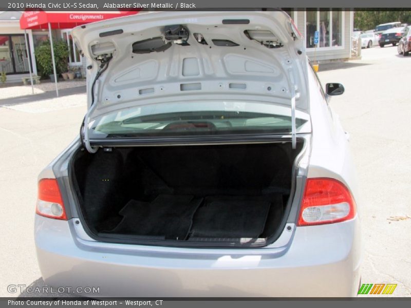 Alabaster Silver Metallic / Black 2010 Honda Civic LX-S Sedan