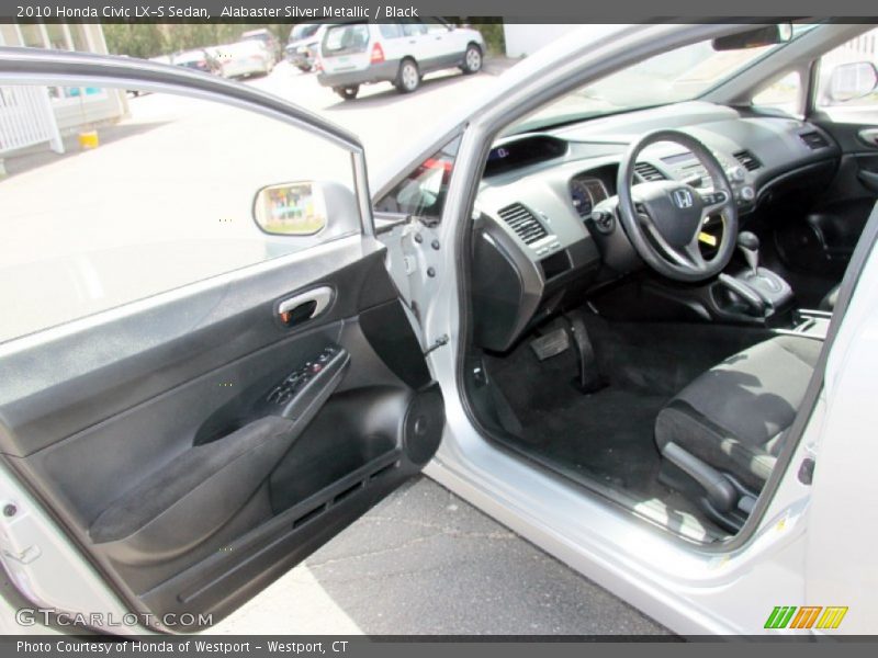 Alabaster Silver Metallic / Black 2010 Honda Civic LX-S Sedan