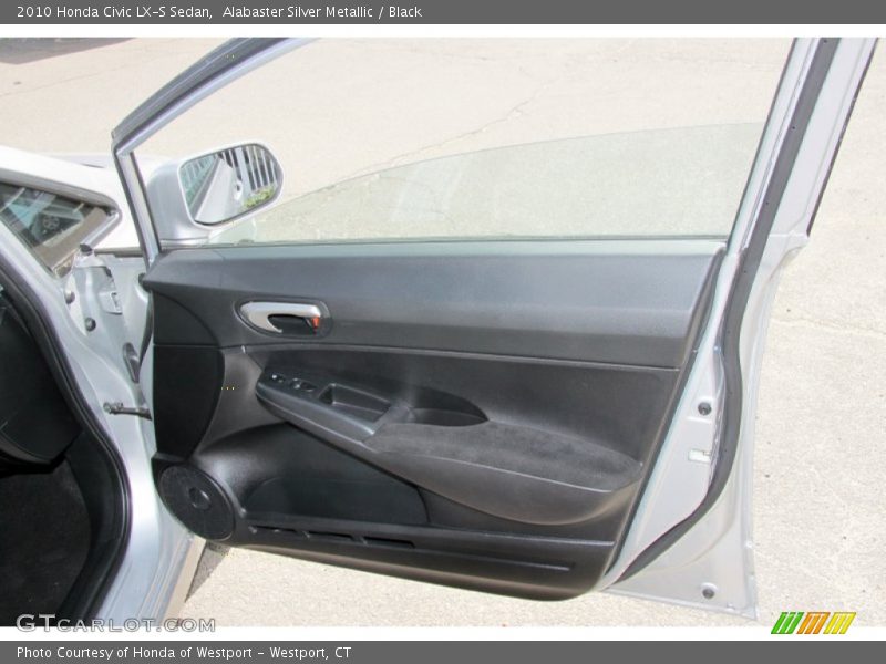 Alabaster Silver Metallic / Black 2010 Honda Civic LX-S Sedan