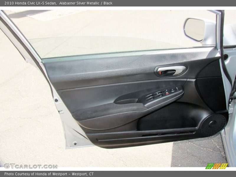 Alabaster Silver Metallic / Black 2010 Honda Civic LX-S Sedan