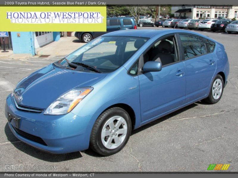 Seaside Blue Pearl / Dark Gray 2009 Toyota Prius Hybrid