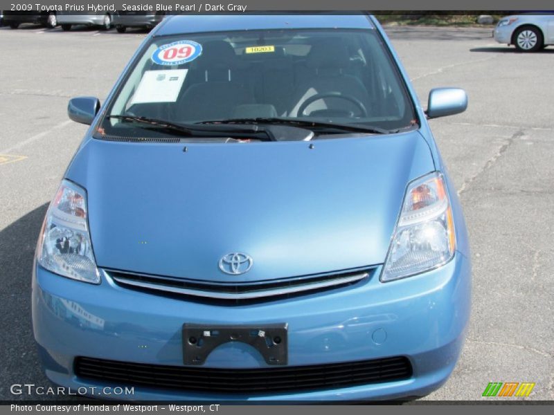 Seaside Blue Pearl / Dark Gray 2009 Toyota Prius Hybrid