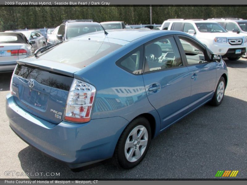Seaside Blue Pearl / Dark Gray 2009 Toyota Prius Hybrid