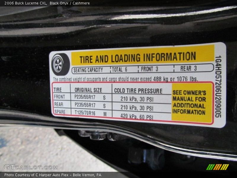 Black Onyx / Cashmere 2006 Buick Lucerne CXL