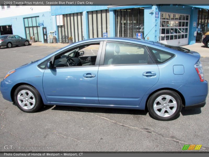Seaside Blue Pearl / Dark Gray 2009 Toyota Prius Hybrid