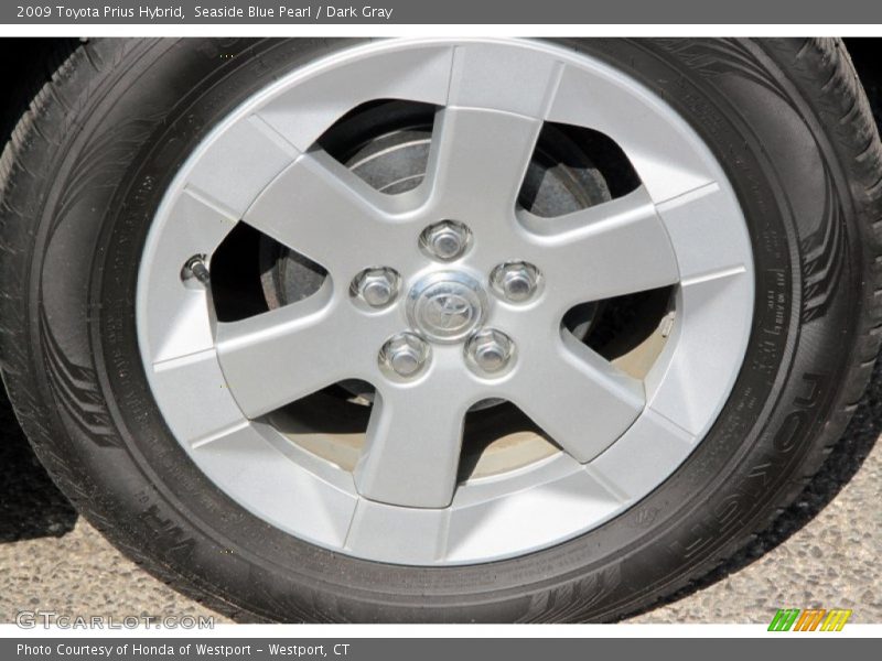 Seaside Blue Pearl / Dark Gray 2009 Toyota Prius Hybrid