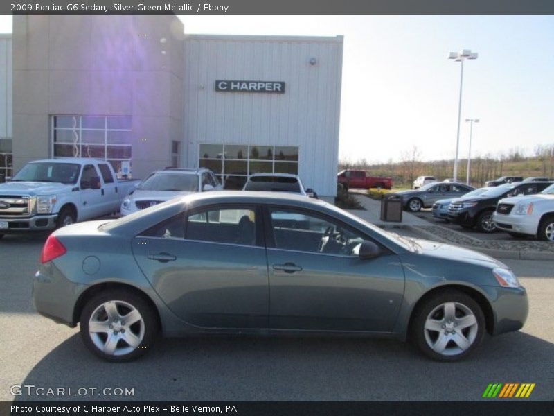 Silver Green Metallic / Ebony 2009 Pontiac G6 Sedan