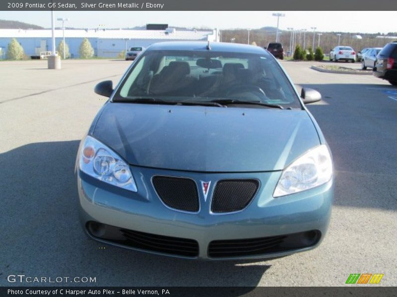 Silver Green Metallic / Ebony 2009 Pontiac G6 Sedan
