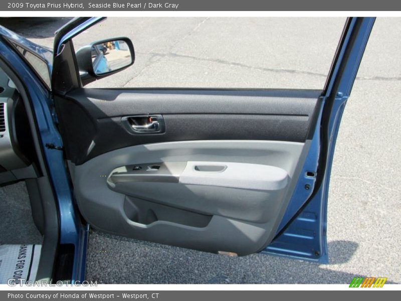 Seaside Blue Pearl / Dark Gray 2009 Toyota Prius Hybrid