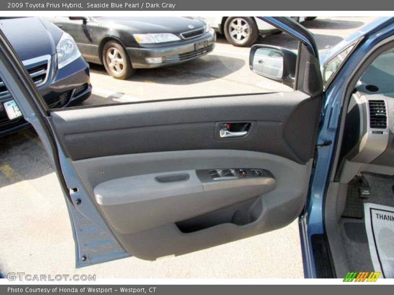 Seaside Blue Pearl / Dark Gray 2009 Toyota Prius Hybrid