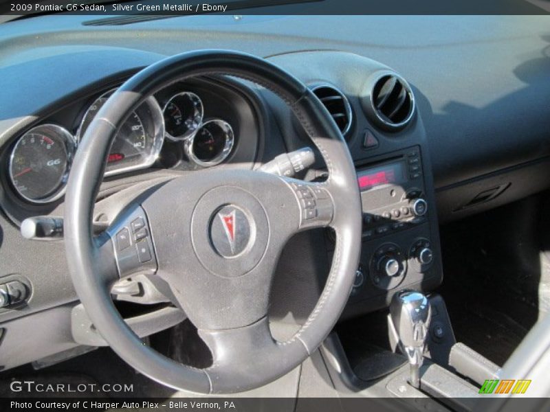 Silver Green Metallic / Ebony 2009 Pontiac G6 Sedan