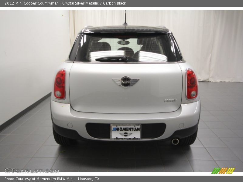Crystal Silver Metallic / Carbon Black 2012 Mini Cooper Countryman