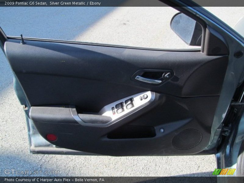 Silver Green Metallic / Ebony 2009 Pontiac G6 Sedan