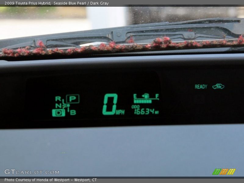 Seaside Blue Pearl / Dark Gray 2009 Toyota Prius Hybrid