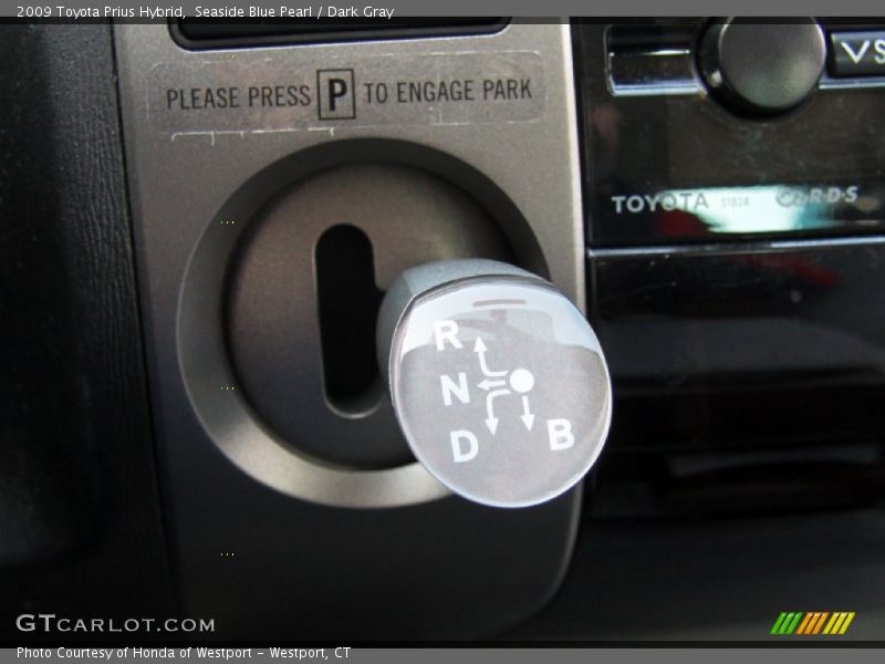 Seaside Blue Pearl / Dark Gray 2009 Toyota Prius Hybrid