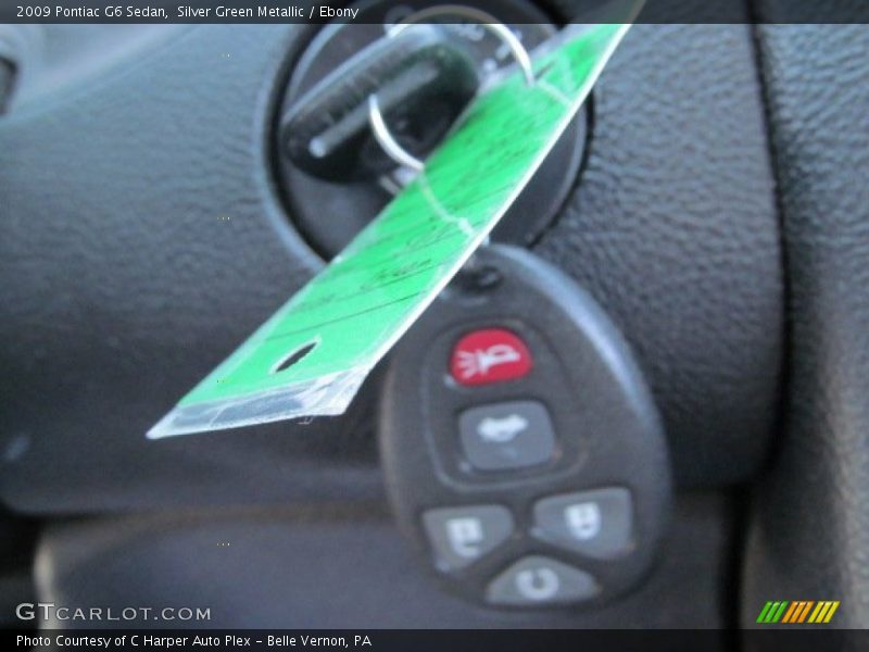 Silver Green Metallic / Ebony 2009 Pontiac G6 Sedan