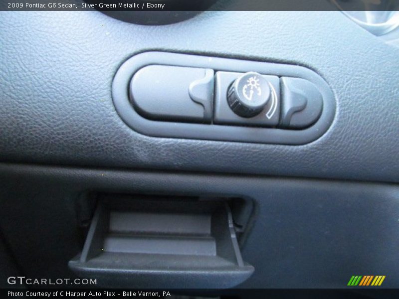 Silver Green Metallic / Ebony 2009 Pontiac G6 Sedan