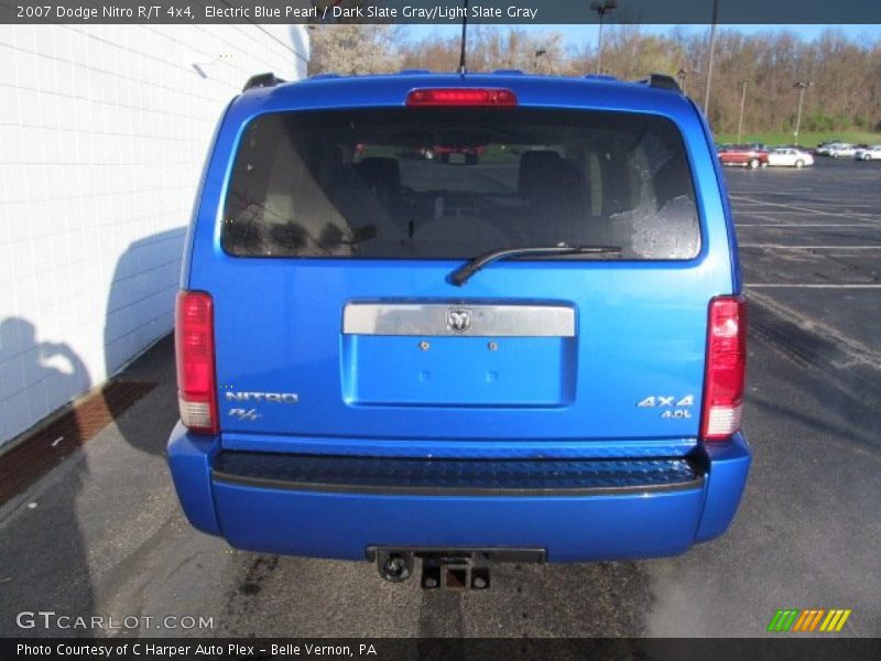 Electric Blue Pearl / Dark Slate Gray/Light Slate Gray 2007 Dodge Nitro R/T 4x4