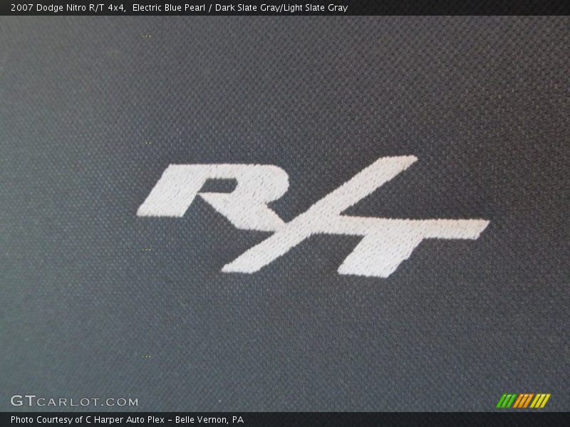 Electric Blue Pearl / Dark Slate Gray/Light Slate Gray 2007 Dodge Nitro R/T 4x4
