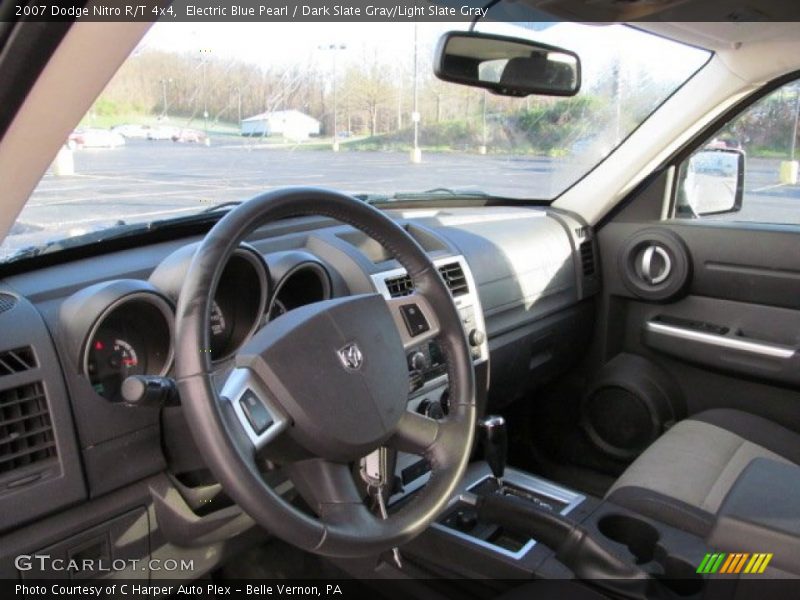 Electric Blue Pearl / Dark Slate Gray/Light Slate Gray 2007 Dodge Nitro R/T 4x4