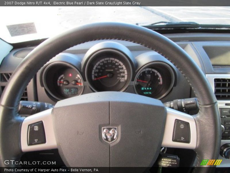 Electric Blue Pearl / Dark Slate Gray/Light Slate Gray 2007 Dodge Nitro R/T 4x4