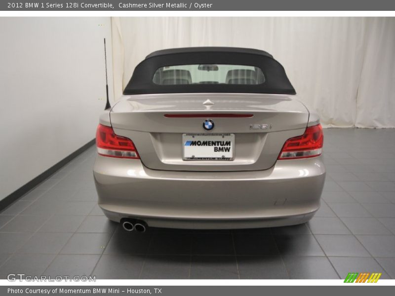 Cashmere Silver Metallic / Oyster 2012 BMW 1 Series 128i Convertible