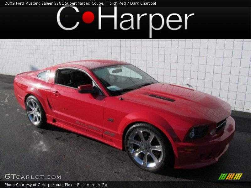 Torch Red / Dark Charcoal 2009 Ford Mustang Saleen S281 Supercharged Coupe