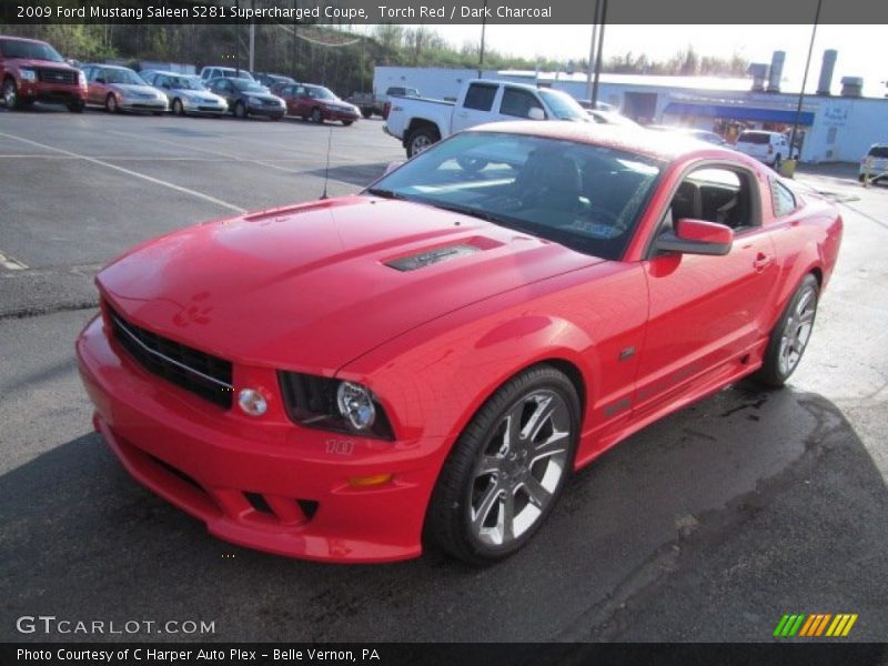 Front 3/4 View of 2009 Mustang Saleen S281 Supercharged Coupe