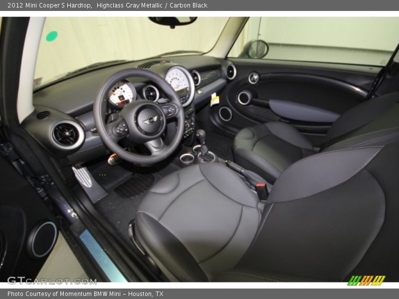  2012 Cooper S Hardtop Carbon Black Interior