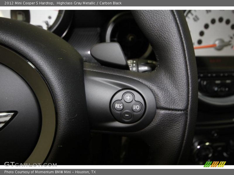 Controls of 2012 Cooper S Hardtop