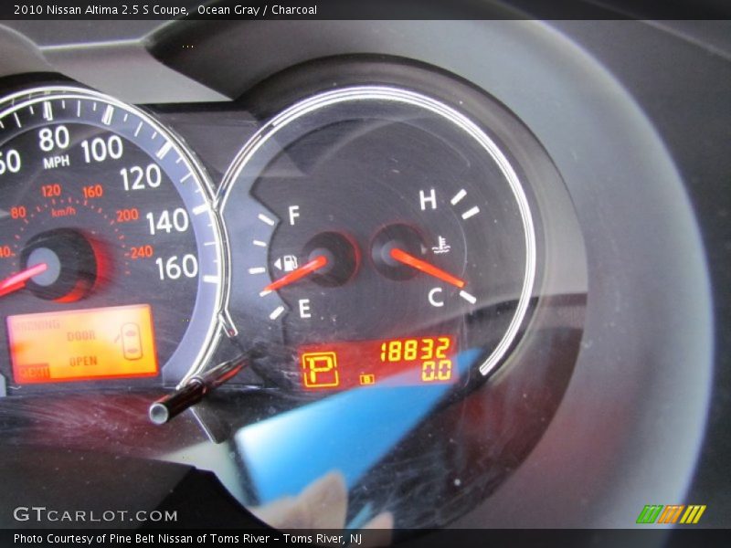 Ocean Gray / Charcoal 2010 Nissan Altima 2.5 S Coupe