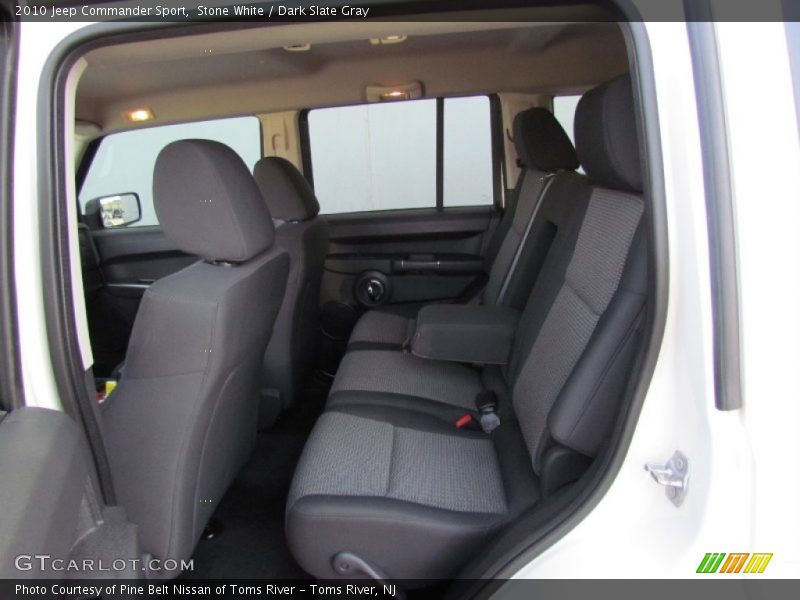 Stone White / Dark Slate Gray 2010 Jeep Commander Sport