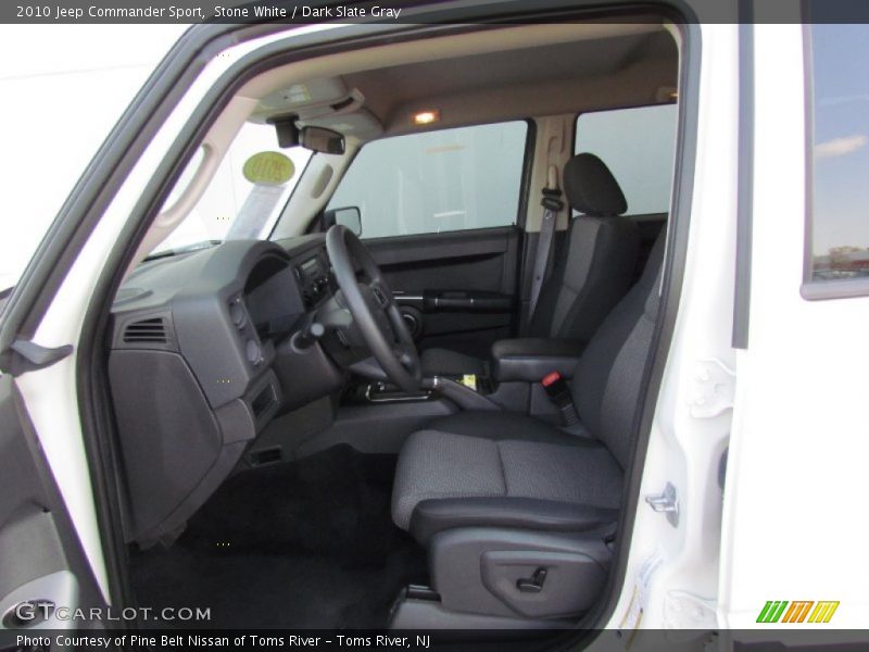 Stone White / Dark Slate Gray 2010 Jeep Commander Sport