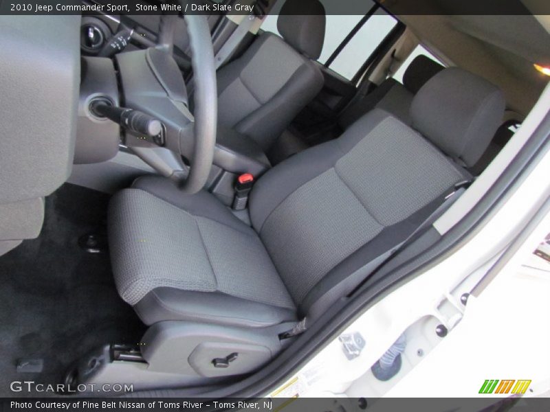 Stone White / Dark Slate Gray 2010 Jeep Commander Sport