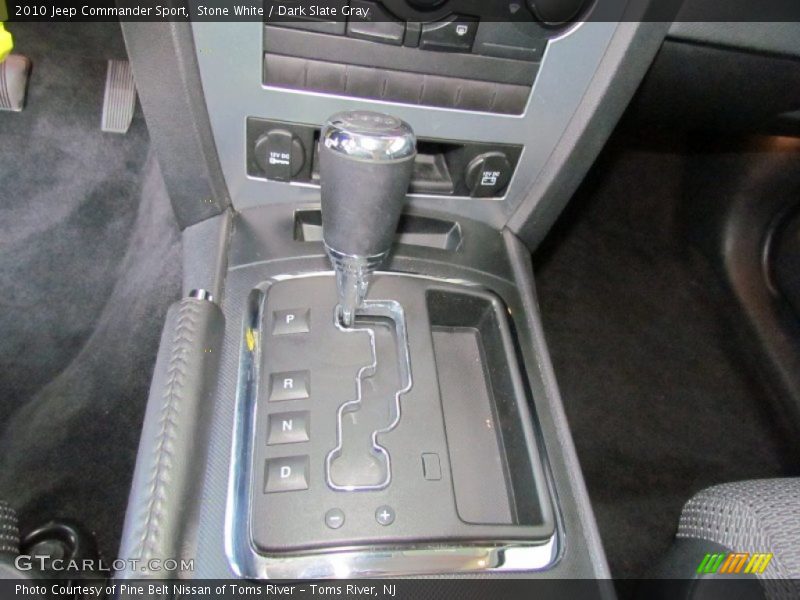 Stone White / Dark Slate Gray 2010 Jeep Commander Sport