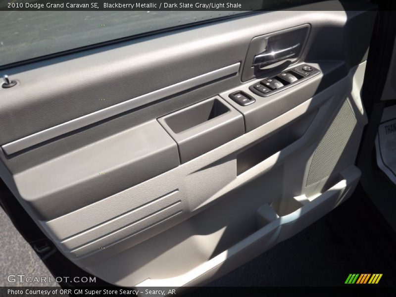 Blackberry Metallic / Dark Slate Gray/Light Shale 2010 Dodge Grand Caravan SE