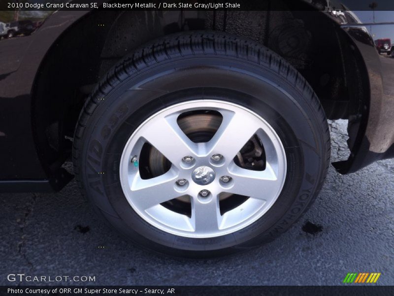 Blackberry Metallic / Dark Slate Gray/Light Shale 2010 Dodge Grand Caravan SE