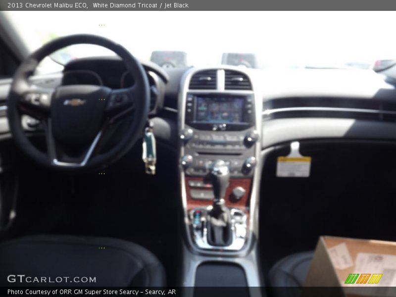White Diamond Tricoat / Jet Black 2013 Chevrolet Malibu ECO