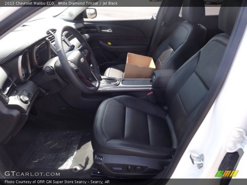 White Diamond Tricoat / Jet Black 2013 Chevrolet Malibu ECO