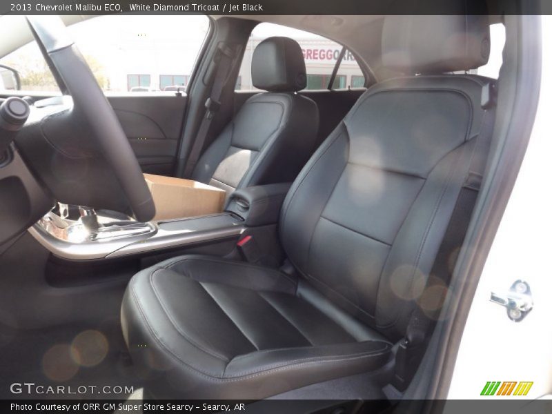 White Diamond Tricoat / Jet Black 2013 Chevrolet Malibu ECO