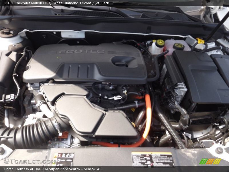White Diamond Tricoat / Jet Black 2013 Chevrolet Malibu ECO