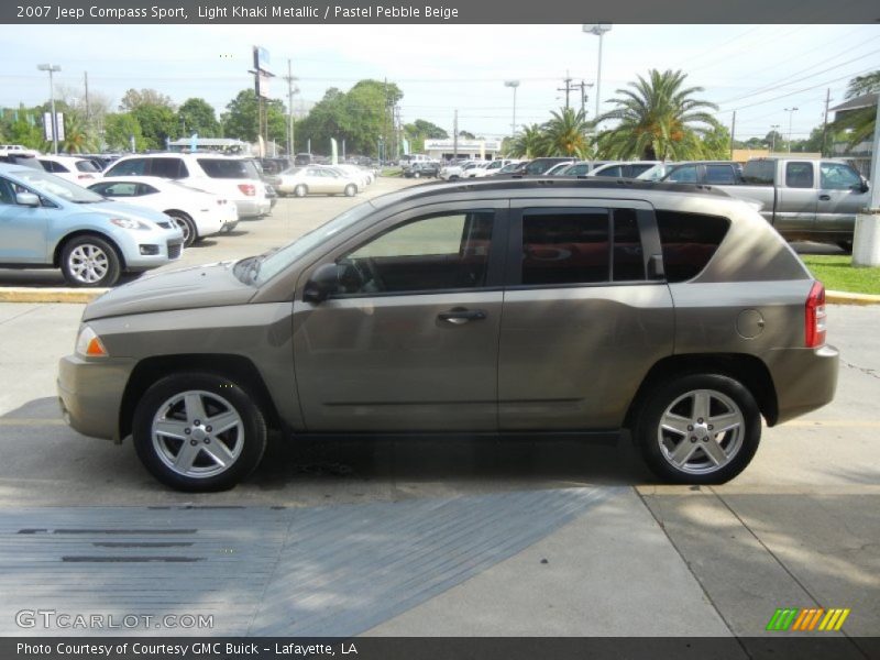 Light Khaki Metallic / Pastel Pebble Beige 2007 Jeep Compass Sport